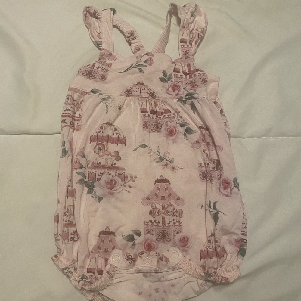 Posh Peanut Parisian Carousel Romper